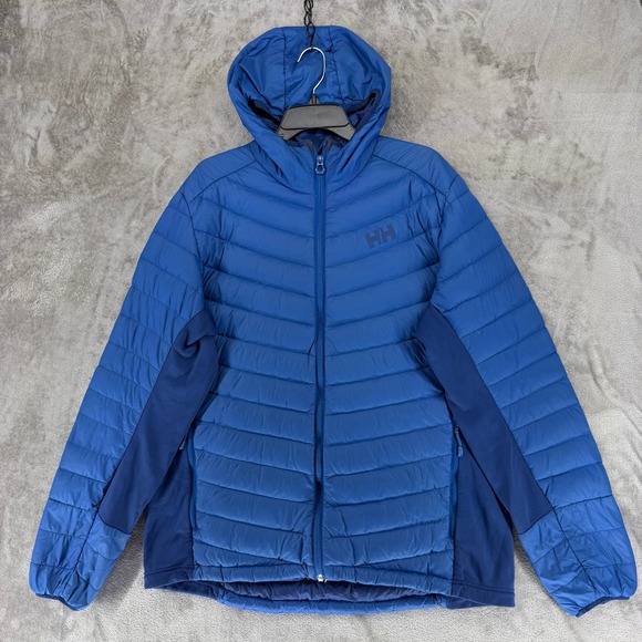 Helly Hansen Other - Helly Hansen Jacket Mens 2XL Verglas Hooded Hybrid Insulator Blue EUC